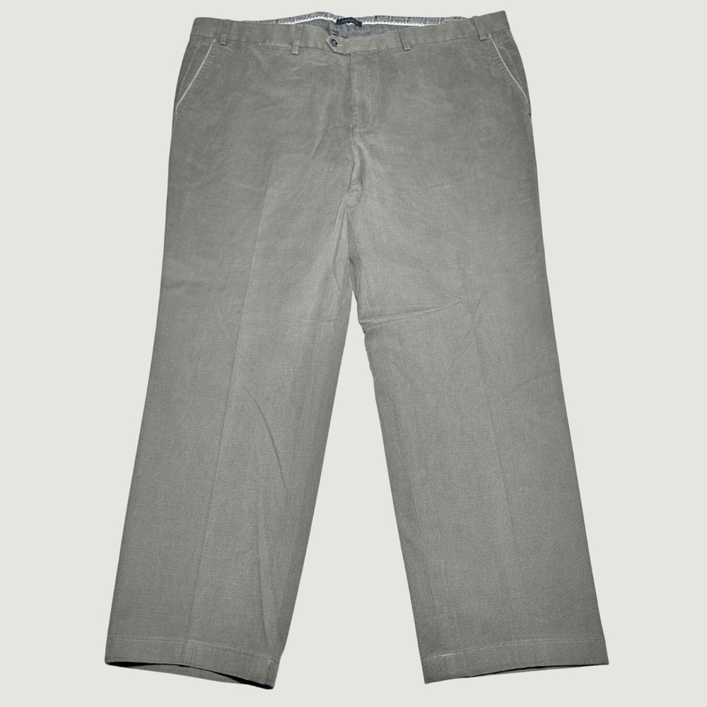 Hiltl Chino Nobile Trousers Mens 42x38 Doyle-So Triple Yarn Cotton Stretch Brown